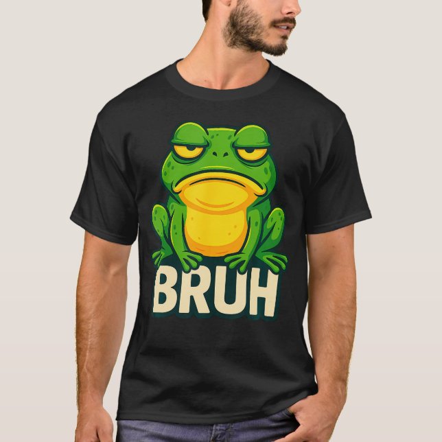Camiseta Sapo Com Atitude - Bruh Meme (Frente)
