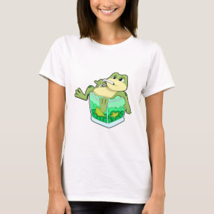Camiseta Sapo com copo de suco