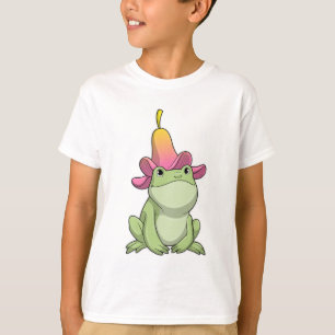 Camiseta Sapo com Plumeria