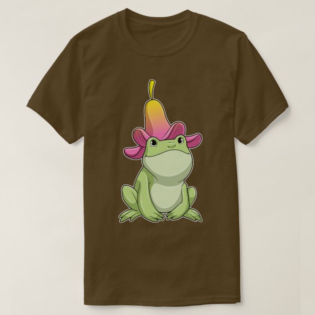 Camiseta Sapo com Plumeria (Frente do Design)