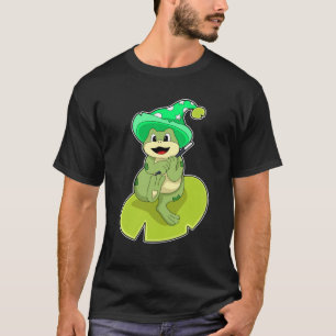 Camiseta Sapo como assistente com varinha mágica