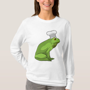 Camiseta Sapo como cozinhar com chapéu de chef