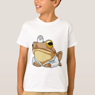 Camiseta Sapo como Doutor com casaco de Doutor