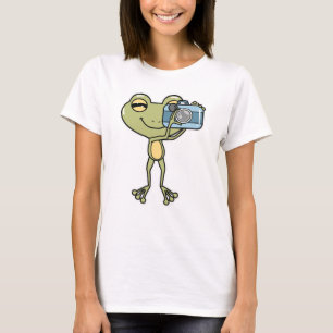 Camiseta Sapo como Estudante com Livro