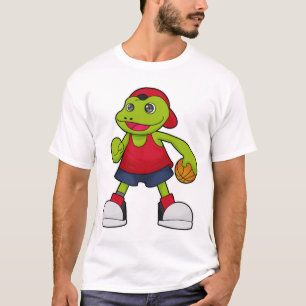 Camiseta Sapo como jogador de basquetebol