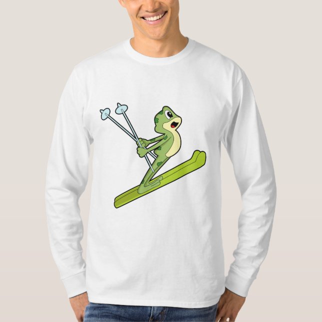 Camiseta Sapo como jumper Ski com Ski.PNG (Frente)