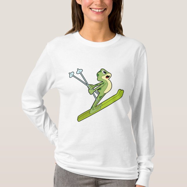 Camiseta Sapo como jumper Ski com Ski.PNG (Frente)