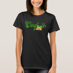 Camiseta Sapo Coqui Engraçado Bandeira de Porto Rico Boricu