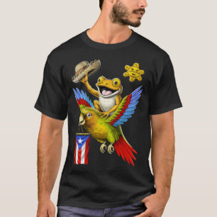 Camiseta Sapo Coqui porto-riquenho