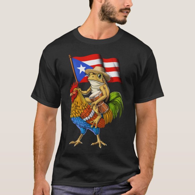 Camiseta Sapo coqui porto-riquenho (Frente)