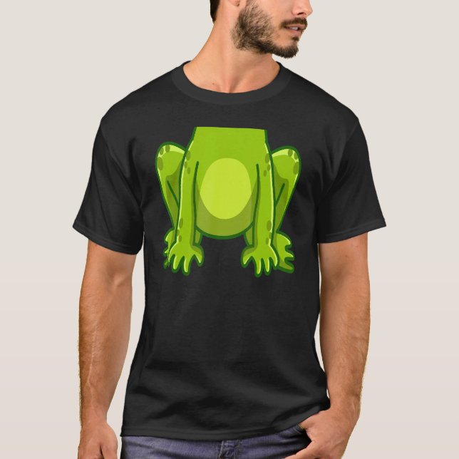 Camiseta Sapo Costume Sapo Crianças Sapo Bonito Dia das Bru (Frente)