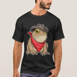 Camiseta Sapo Cowboy Chapéu de cowboy