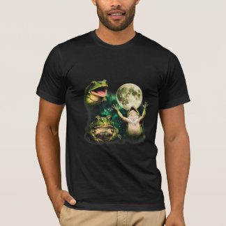 Camiseta Sapo da Lua Mística Surreal Vintage
