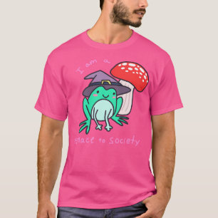 Camiseta Sapo Da Menace Para A Sociedade