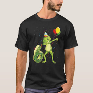 Camiseta Sapo Dab Sexta 6 Aniversário 6 6 Anos Dia K