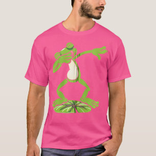 Camiseta Sapo Dabbing Dança Dab Sapo Engraçado Amante Anfíb