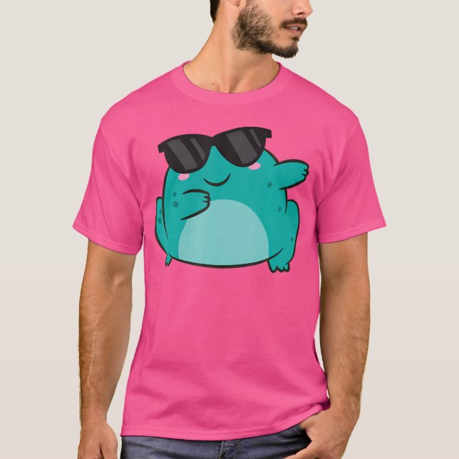 Camiseta Sapo Dabbing Toad Animal Engraçado Sapo (Frente)