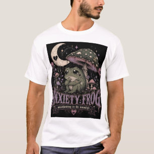 Camiseta Sapo de Ansiedade Design Luar Pensativo