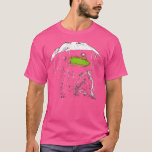 Camiseta Sapo de Arte Animal de Desenho de sapos