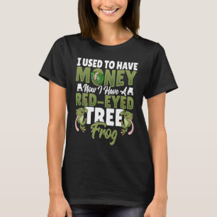 Camiseta Sapo De Árvore De Olhos Vermelhos Em Vez De Dinhei