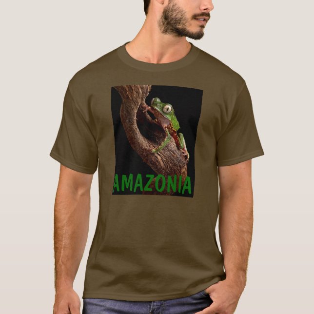 Camiseta Sapo de árvore tropical (Frente)