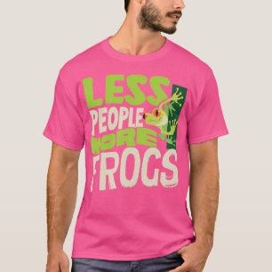 Camiseta Sapo De Árvore Vermelha Anfíbios Menos Pessoas Mai