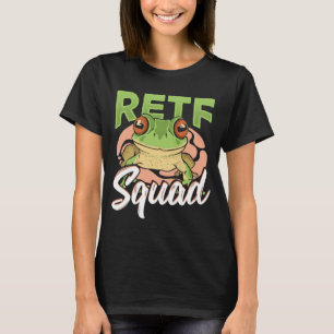 Camiseta SAPO de Árvore Vermelha ao quadrado RETF