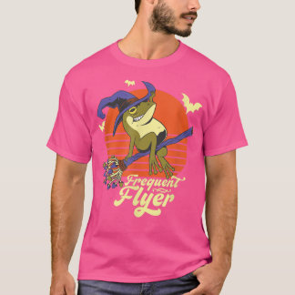 Camiseta Sapo de bruxa engraçada passageiro frequente de sa