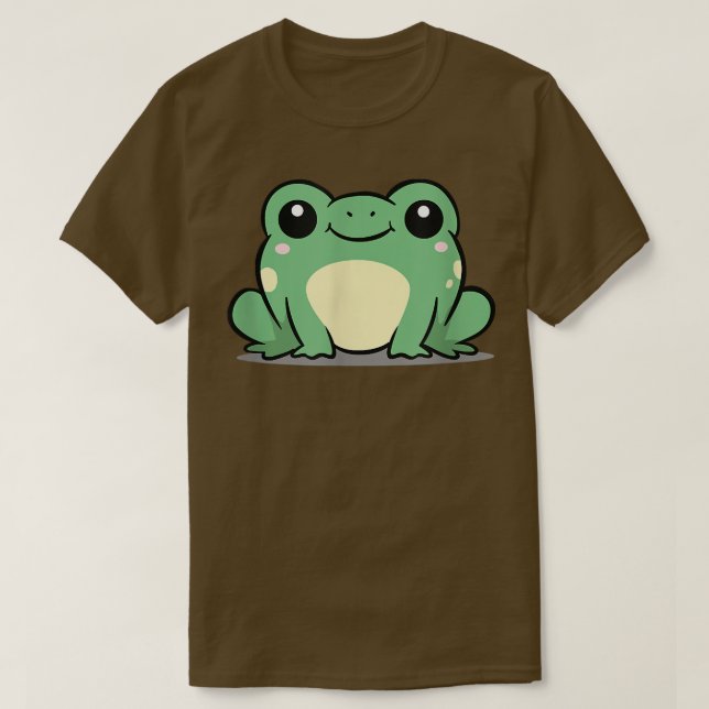 Camiseta Sapo de Chibi Kawaii Anfíbio Sapo Lover (Frente do Design)