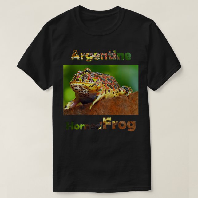 Camiseta Sapo de Corno-da-Argentina (Frente do Design)