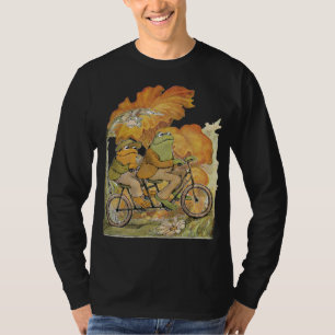 Camiseta Sapo de Cottage Core Padre e Son Bike de Mush
