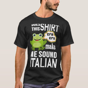 Camiseta Sapo de galinheiro italiano Raia Patrimônio Humor