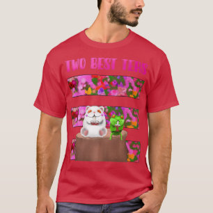 Camiseta Sapo De Gato Bonito Boba Melhor Amigo Kawaii Aesté