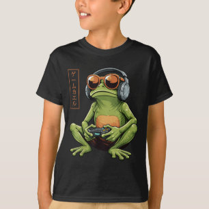 Camiseta Sapo de jogador engraçado arte japonesa vintage me