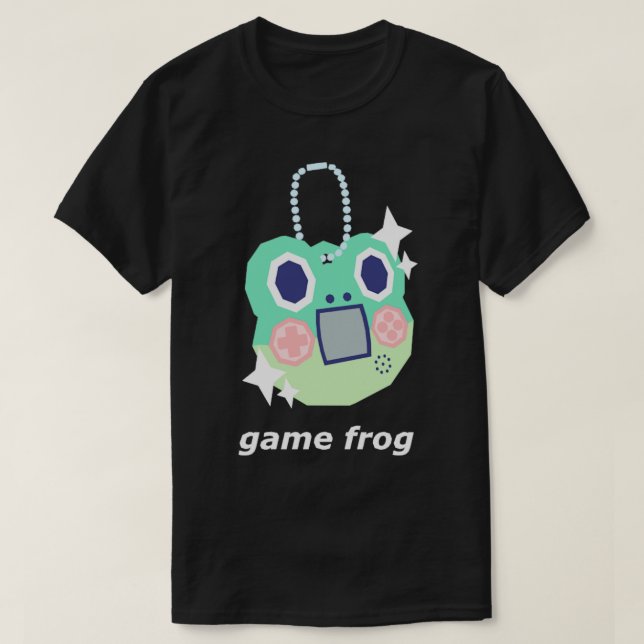 Camiseta sapo de jogos (Frente do Design)