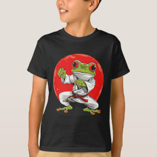 Camiseta Sapo de Karatê Artes Marciais Sapo de Judô Kung Fu