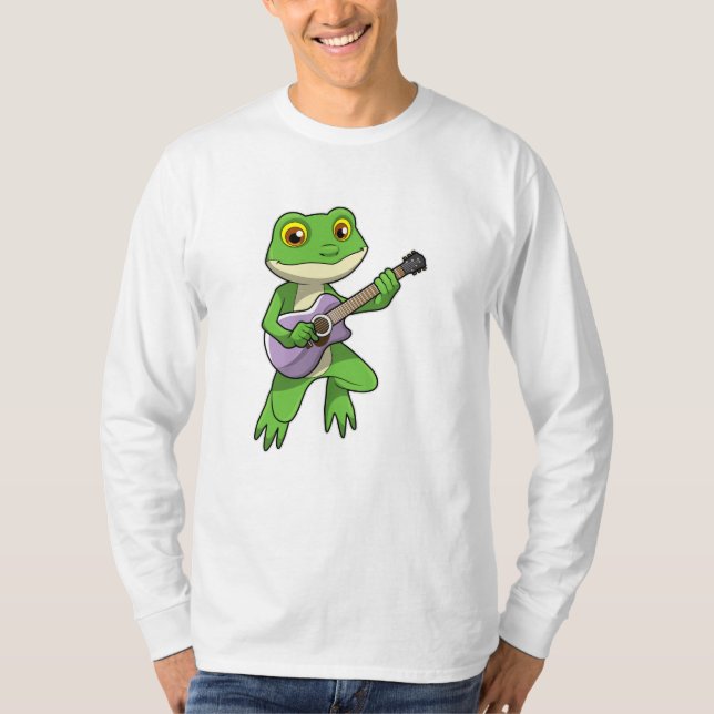 Camiseta Sapo de Música com Violão (Frente)