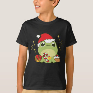 Camiseta Sapo de Natal bonito