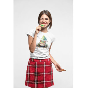 Camiseta Sapo de Natal, personalizado