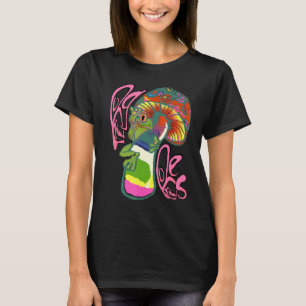 Camiseta Sapo de Paz Psicodélica Jazzy Mushroom Bong