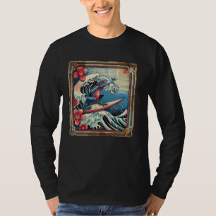 Camiseta Sapo de surf japonês de Wave Art no Amphiban Surfe