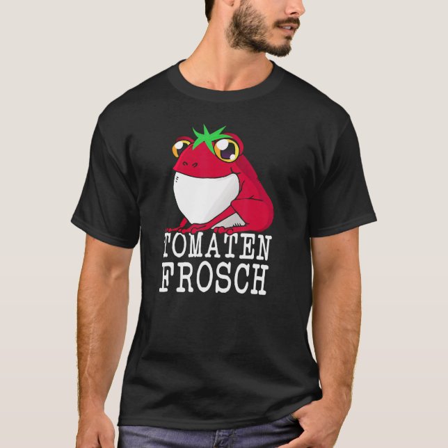 Camiseta Sapo De Tomate Sapo Para Crianças Sapo (Frente)