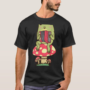 Camiseta Sapo De Um Acordeonista De Cogumelo