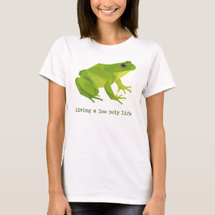 Camiseta Sapo de vida verde e fraca