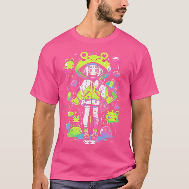 Camiseta Sapo Decora Kei Anime Manga Hara (Frente)