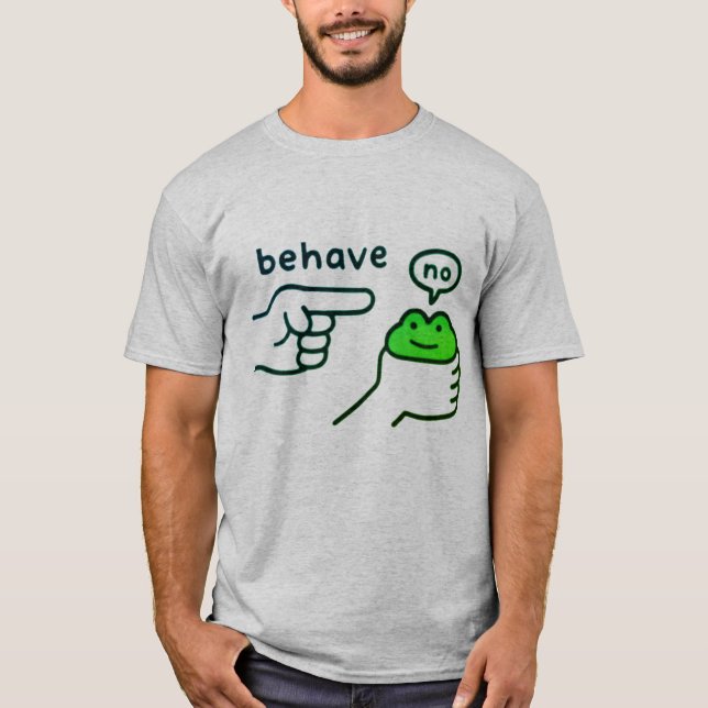 Camiseta Sapo Desonesto Meme de Sapo Engraçado (Frente)