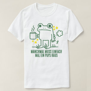 Camiseta Sapo Divertido Café Pups Meme