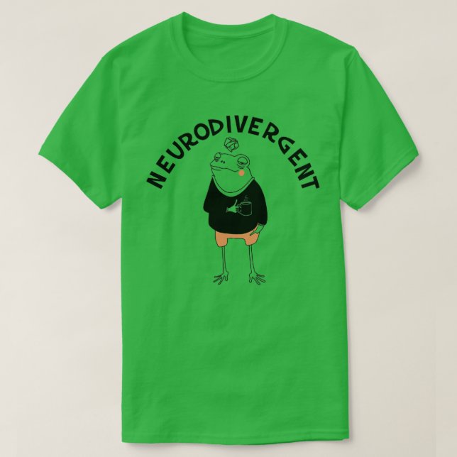 Camiseta Sapo do cérebro (Frente do Design)