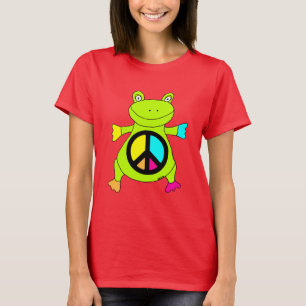 Camiseta Sapo do sinal de paz
