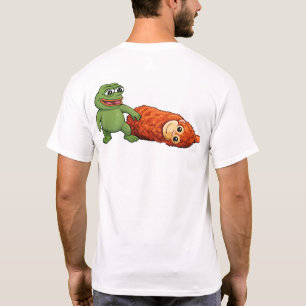 Camiseta sapo e macaco